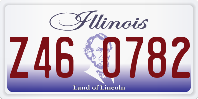 IL license plate Z460782