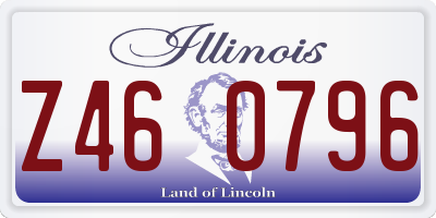 IL license plate Z460796