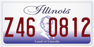 IL license plate Z460812