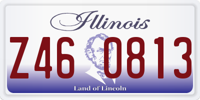 IL license plate Z460813