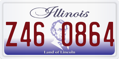 IL license plate Z460864