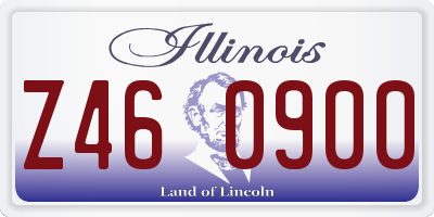 IL license plate Z460900