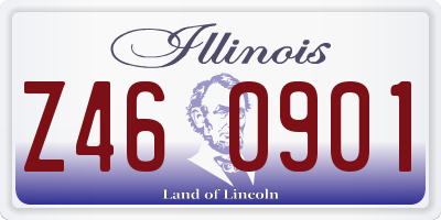 IL license plate Z460901