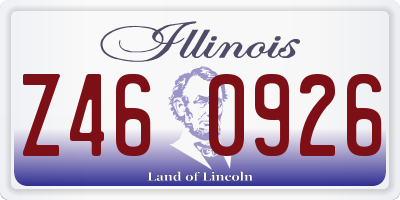 IL license plate Z460926