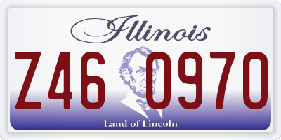 IL license plate Z460970