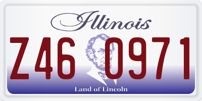IL license plate Z460971