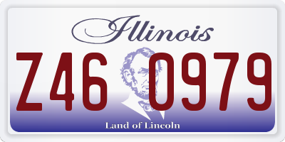 IL license plate Z460979