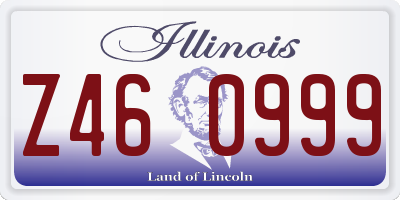 IL license plate Z460999
