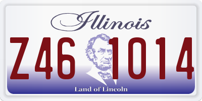IL license plate Z461014