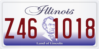 IL license plate Z461018