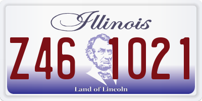 IL license plate Z461021