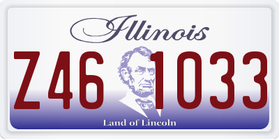 IL license plate Z461033