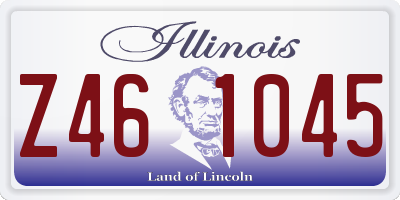 IL license plate Z461045