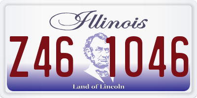 IL license plate Z461046