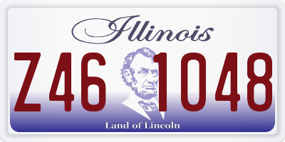 IL license plate Z461048