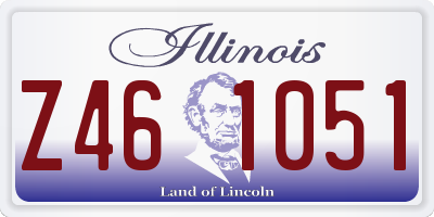 IL license plate Z461051