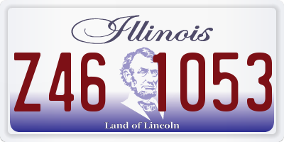IL license plate Z461053