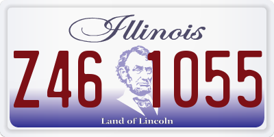 IL license plate Z461055
