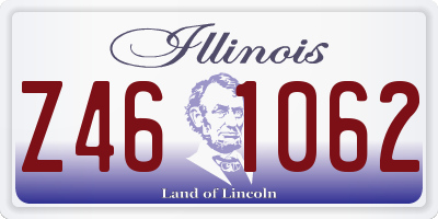 IL license plate Z461062