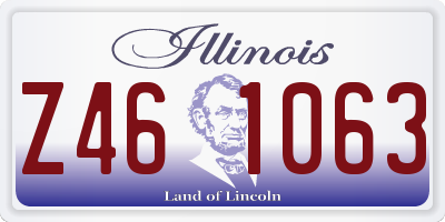 IL license plate Z461063