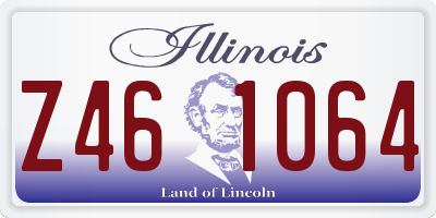 IL license plate Z461064