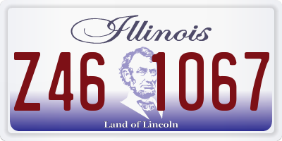 IL license plate Z461067