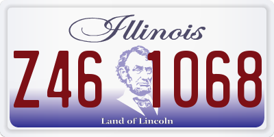 IL license plate Z461068
