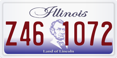 IL license plate Z461072
