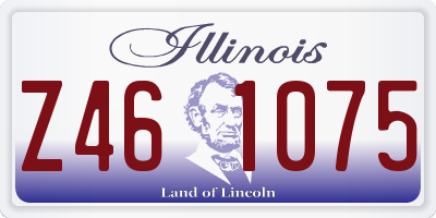 IL license plate Z461075