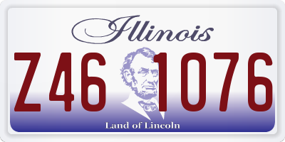 IL license plate Z461076