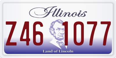 IL license plate Z461077