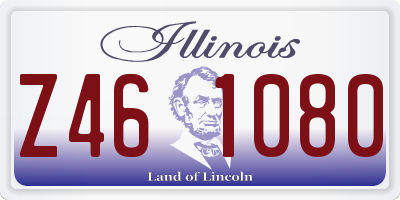 IL license plate Z461080