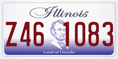 IL license plate Z461083