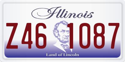IL license plate Z461087