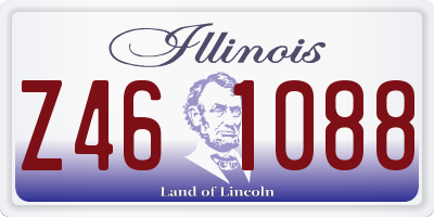 IL license plate Z461088
