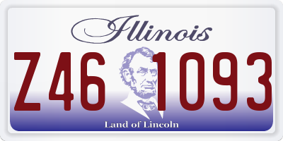 IL license plate Z461093