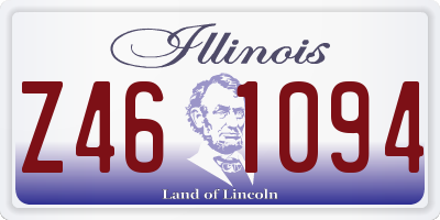 IL license plate Z461094