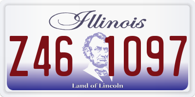 IL license plate Z461097