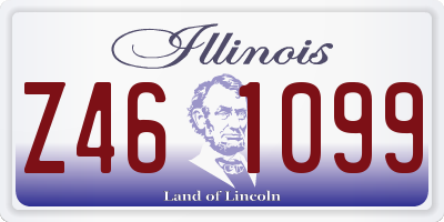 IL license plate Z461099