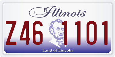 IL license plate Z461101