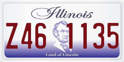 IL license plate Z461135
