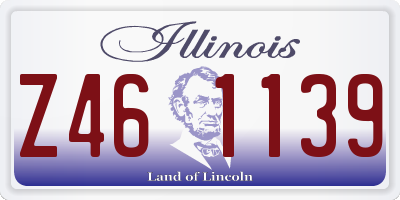 IL license plate Z461139