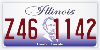 IL license plate Z461142