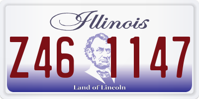 IL license plate Z461147
