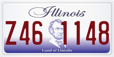 IL license plate Z461148