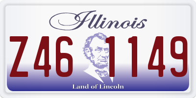 IL license plate Z461149