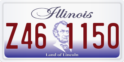 IL license plate Z461150