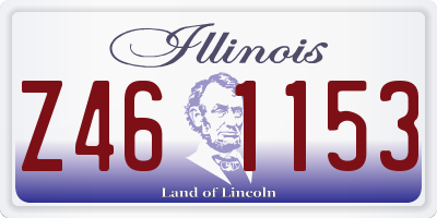 IL license plate Z461153