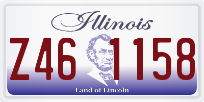 IL license plate Z461158