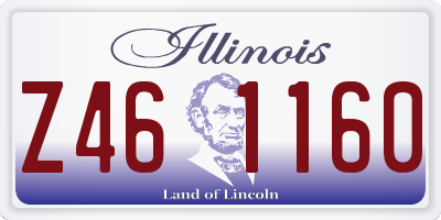 IL license plate Z461160